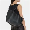 The Row Fashion Versatile Top Layer Cowhide Park Tote Bag Large Capacity Commuter Mother and Child Bag Women high quality