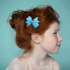 Accessoires de cheveux 40 couleurs Clips minuscules 2,2 pouces bébé arcs barrettes entièrement couvertes pour enfants filles nourrissons et tout-petits