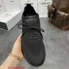 Playoff lederen sneaker BERLUTI Casual schoenen voor heren Schaduwgebreide sportschoenen Mesh hoes voor heren met veters Lage casual schoenen HBNS