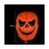 Festmasker 200 stycken/parti halloween pumpkin mask hemsk skl fancy klänning för adt gåva droppleverans hem trädgård fest leveranser dh3f9