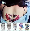 1912cm Temporary fake tattoos Waterproof tattoo stickers body art Painting for party decoration etc mixed cat owl deer5139796