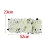 Dekorativa blommor DIY Arch Flower Row Wedding Wall Arrangement Garland Silk Tyg Rose