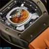 Richardmill RM52-05 Herrklockor astronaut svänghjul Titaniumlegering Watch Enalj Mars Disk Fun B2