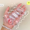 ジュエリーポーチキャンディーシェイプ透明メイクアップ収納ボックスミニポータブルイヤリングバッグ旅行化粧品ケースギフトオーガナイザー