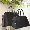 Real Leather The Row Margaux15 Terrasse Tote Bags Margaux 17 Messenger Luxury Luxury Luxury Luxury Cross Body Shoulder Designer Bag