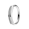 2024 Designer Pandoraring Dora's Band Ringen Yellover Zilver Vrouwelijke Kraal Kroon Ring Kleine Unieke Eenvoudige en Veelzijdige Eindcadeau