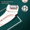 3 In1 Vrouwen Epilator Elektrisch Vrouwelijk Gezicht Ontharing Dame Scheerapparaat Bikini Trimmer Lichaam Ontharingscrème Been Oplaadbare Ontharing 240110