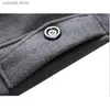 Men's Wool Blends Men's Fleece Hooded Thick Wool Winter Coat 2021 Brand New Long Wool Trench Coat Men Casual Pocket Overcoat with Removable Hood T240110