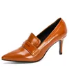 ROYYNA Designers Original Top qualité femmes pompes bout pointu talons fins robe chaussure belles chaussures de mariage en cuir J36341 240110