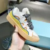Tasarımcı Mesh Ayakkabı Boot Erkek Kadınlar Olağanüstü Sabah Kabartmalı Deri Burucu Spor Ayakkabı Calfskin Kauçuk Nappa Platform Ayakkabı 35-46