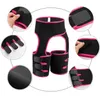 Neoprene Slim Thigh Trimmer Leg Shapers Slimming Belt Waist Trainer Sweat Shapewear Fat Burning Compress Belt 240109