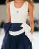 Frauen Crop Top Tanks Camis Tops Designer Shorts aus Baumwollmischung mit Anagramm-Stickerei Röcke Yoga-Anzug Zweiteiliges Kleid BH Weste Damen Solides Vintage-T-Shirt Femme 302