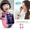 Horloges 2022 Nieuwe kinderhorloge Ondersteuning SIM oproep positionering IP68 waterdicht smart watch Telefoonboek voor Android IOS kids GPS horloge