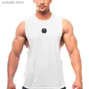 Regatas masculinas Muscleguys Mens Roupas de ginástica Treino Regatas Fitness Musculação Low Cut Armholes Colete Muscle Singlets Activewear Tanktop T240110