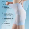 Flarixa U​​ltra Thin Ice Silk Safety Shorts女性ハイウエストシェーピングパンティー