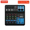 5 Channel Sound Mixer Table Audio Professional Portable Digital Console Computer Recording DJ Controller Processor USB Bluetooth 240110