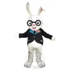 Costume de mascotte de lapin d'Halloween pour la fête de personnage de dessin animé, vente de mascotte, livraison gratuite, personnalisation du support