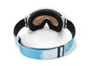 Fashion Electrically Heated Anti Fog Polarized Ski Goggles Magnetic Interchangeable Gradient Lens Snowmobile Goggle 240109