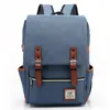 Rugzak Vintage 16 Inch Casual Laptop Dames Canvas Oxford Waterdichte Zakken Heren Knapzak Tieners Studenten Schooltas