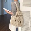 Zaino stile moda increspato Zaini Drsting per donna Zaino casual in nylon da donna Borsa leggera per studenti Borsa da viaggio di grande capacità 2023stylishyslbags