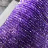 Loose Gemstones Beads Gradient Color Smoky Quartz Roundelle Faceted 2 4mm For DIY Jewelry Making FPPJ Wholesale Nature