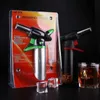 Küche BBQ Backen Turbo Feuerzeug Outdoor Spritzpistole Taschenlampe Kein Gas Jet Winddicht Camping Feuerzeug Butan Große Feuerkraft Schweißen metall