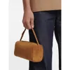 The Row Penholder Bag Small Design Cowhide Pillow Bag Litchi Pattern Small Square Bag Simple Underarm Bag high quality Row bag WDVC