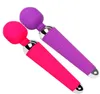 Massagem corporal Rock Super Poderoso À Prova D 'Água USB Recarregável Magic AV Wand Vibrador G Spot Adulto Sexo Masssage Brinquedos Rosa Roxo C S1567473