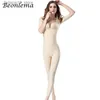 Waist Tummy Shaper Beonlema Women Body Modeling Shaper Full Long Leg Shapewear Seamless Belly Compression Slimming Underwear Plus Size Bodysuit Q240110