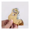 Party Favor 100st Metal Gold Lucky Golden Elephant Bottle Opener Openers Wedding Shower Gift Favors SN2167 Drop Delivery Home Garde DHFUE