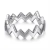 2024 Designer Pandoraring Doras Bandringe Modischer Liebesbrief S925 Pure Damen Water Ripple Silber Einfacher und personalisierter Ring