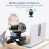 Webcams RYRA USB Webcam CMOS 300k HD Web Cam ordinateur portable PC 360 degrés rotatif clipsable lentille en verre Microphone caméra pour ordinateur portable PCL240105