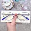 Cat Eye Anti Blau Licht Blockieren Gläser Frauen Klar Gaming Computer Brillen Weibliche UV Strahlung Schutz Brillen 2021 Sungla300e