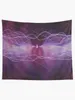 Tapestries Pink Waves Of Sound Tapestry Room Decor Aesthetic Wall Coverings Decorator