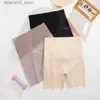 Taille Tummy Shaper Femmes Sans Couture Shapewear Culotte Couleur Unie Body Shaper Minceur Pantalon Court Femme Slim Contrôle Sous-Vêtements Glace Soie Lingerie Q240110