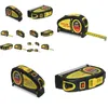 Mätverktyg 100st 5m Portable Laser Level Tape Mät Tal Vertical Line Rer Justera mätning för avståndsleveranshem DHRG9