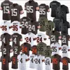 Nick Chubb Myles Garrett Football Jerseys Deshaun Watson Amari Cooper Denzel Ward