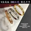 Modearmband Carter Dames Rose Goud Zilver Lady Bangle V Goud Hoge Editie Brede Full Sky Star Armband Dames Dikke Plating 18K Rose Met Geschenkdoos