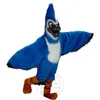 Halloween vuxen storlek blå jay maskot dräkt för fest tecknad karaktär maskot försäljning gratis frakt stöd anpassning anpassning
