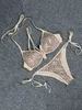 Yeni seksi payet bikini mayo seti Kadınlar Askı Yukarı Mayo 2023 Omuz Kayışı Mayo İki Parçalı Plaj Takım Mayo 240110