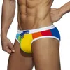 Giyin Push Up Mens Yüzme Kılavuzu Seksi Bikini Yüzme Sandıkları Genç Erkekler Mayo Desmiit UXH Rainbow Bathing Suit Plaj Şort