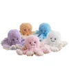 40CM Lovely Simulation Octopus Pendant Plush Toy Soft Stuffed Animal Kawaii Octopus Dolls Home Accessories Cute Doll Children Playmate 5 Colors