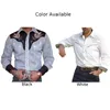 Camicie casual da uomo Camicia elegante e comoda alla moda con risvolto a maniche lunghe per le vacanze, motivo decorativo confortevole di alta qualità