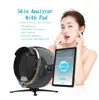 Detector de pele portátil, máquina de análise de pele facial, analisador de pele 3d para salão de beleza, bodecoder