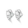 Stud Zheshiyuan Lefei Fashion Trend Classic Luxury Moissanite Diamond Design Shape Circle Earring Charm Women Silver 925 SMEWESIC Gift YQ240110