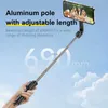 Selfie Monopods TELESIN Mini Magnetische Selfie Stick Desktop Statief met Magneetring Afstandsbediening Compatibel met 15/14/13 Smartphone YQ240110