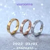 Trend fashion versatile jewelry good nice Carter Stainless steel diamond couple ring titanium full nail ins card home rose gold With Original Box