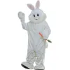 Halloween Super Cute white rabbit mascot Costume for Party Cartoon Character Mascot Sale free shipping support customization