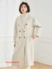 Maxmaras Женское кашемировое пальто Classic 101801 Плюшевое свободное женское шерстяное пальто средней длины Rjca