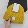 Beanie/Skull 2024 Nya kepsar Designer Beanie Hat Fashion Letter Mens and Womens Casual Hats Fall och Winter High-kvalitet Wool Sticked Cap Cashmere Caps 19 färger